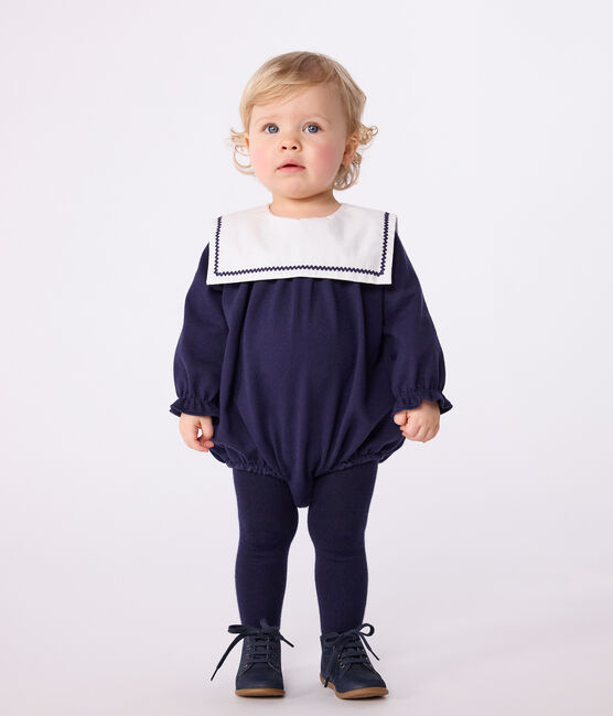 Baby-Kurzoverall aus Baumwolle mit Matrosenkragen SOIR