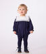 Baby-Kurzoverall aus Baumwolle mit Matrosenkragen
