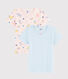 2er-Set kurzärmelige Yoga-T-Shirts mit Tiermuster für Mädchen