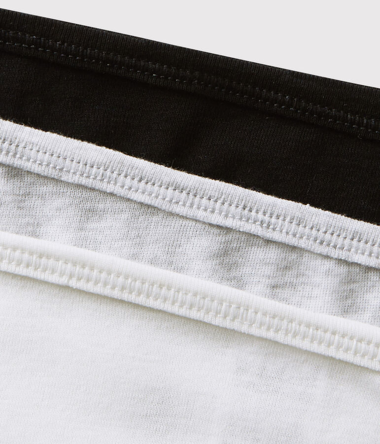 3er-Set Damenslips aus leichter Baumwolle vielfarbig