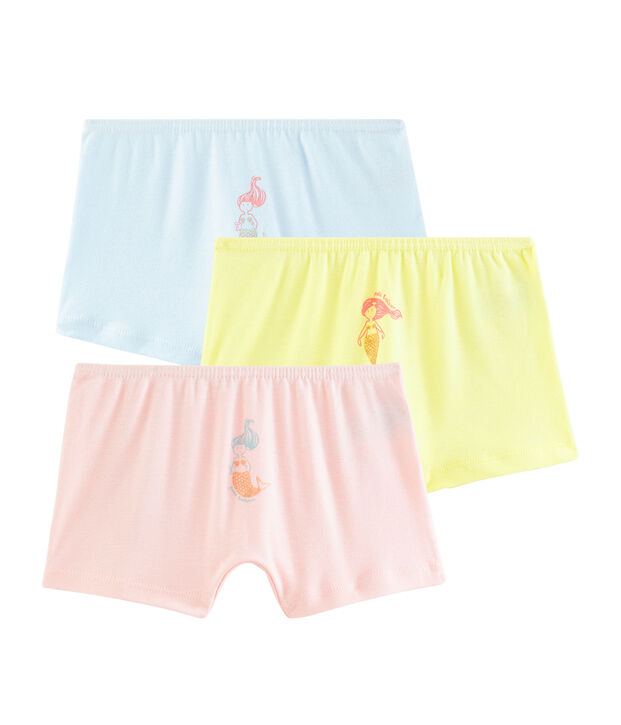 3er-Set Shortys f&uuml;r kleine M&auml;dchen vielfarbig