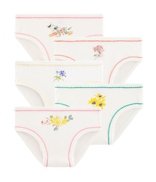 Set mit 5 Unterhosen f&uuml;r kleine M&auml;dchen vielfarbig