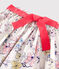 Kinderrock aus Popeline für Mädchen weiss MARSHMALLOW/weiss MULTICO