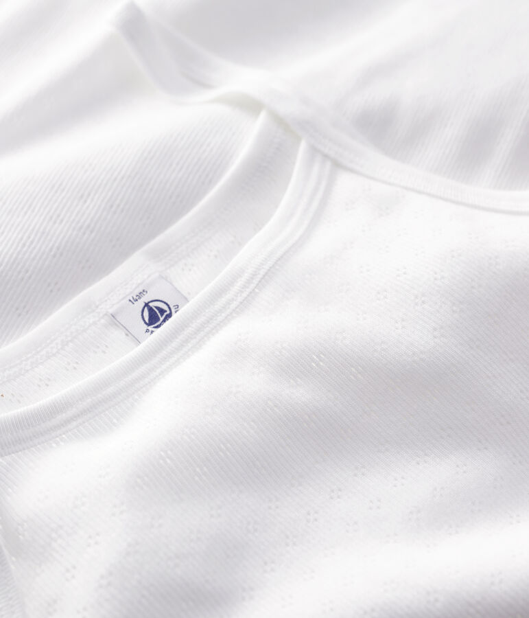 2er-Set Spaghetti-Tops mit Lochstickerei f&uuml;r M&auml;dchen vielfarbig