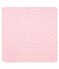 Gemusterte baby-laken unisex rosa VIENNE/weiss MULTICO