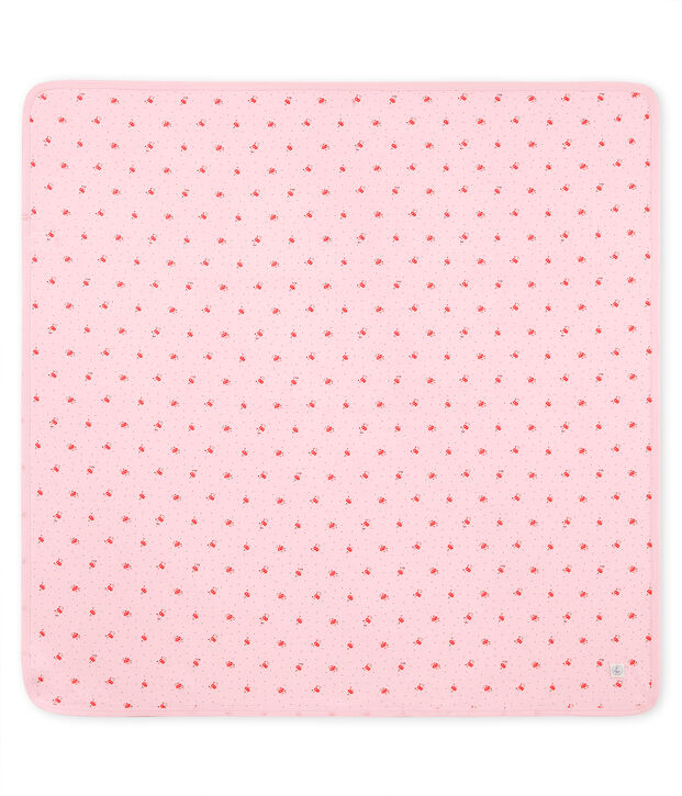 Gemusterte baby-laken unisex rosa/vielfarbig