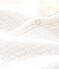 Langer Baby-Overall aus gestepptem Doppeljersey weiss MARSHMALLOW