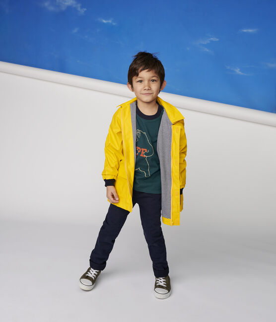 Kinder Regenjacke Madchen Jungen Jaune Petit Bateau