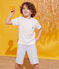 Kinder-T-Shirt Jungen weiss MARSHMALLOW