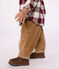 Baby-Hose aus einfarbigem Fein-Cord LATTE