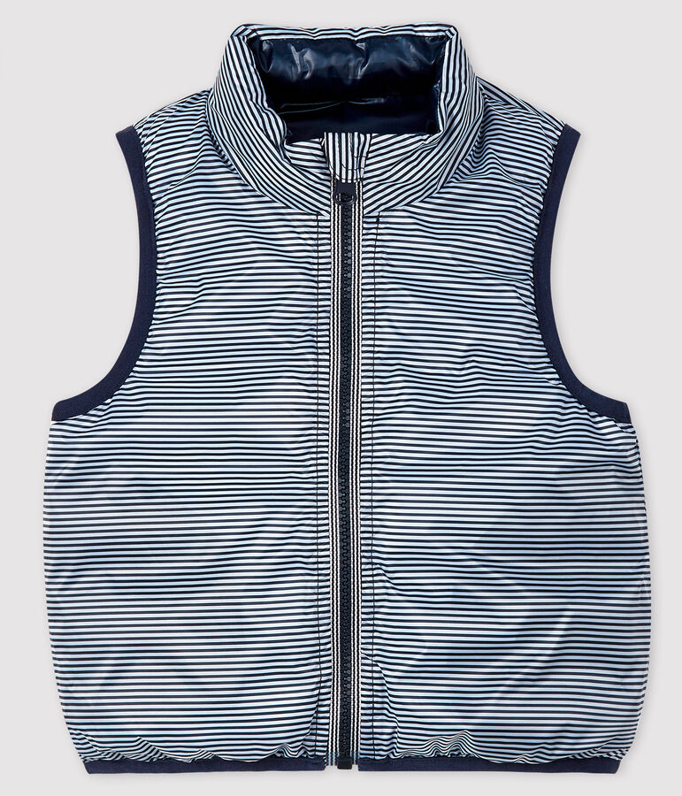 Wendbarer Baby-Anorak blau SMOKING