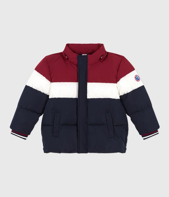 Kinder-Winterjacke im Colorblock blau SMOKING/weiss MULTICO