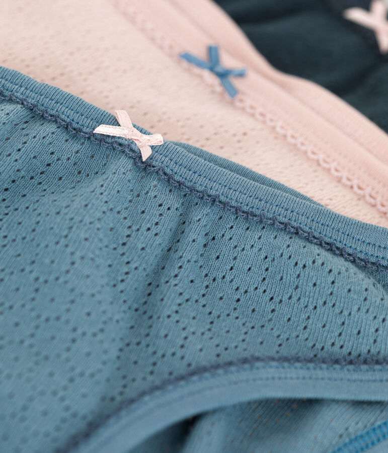 Set mit zwei Slips aus Baumwolle vielfarbig