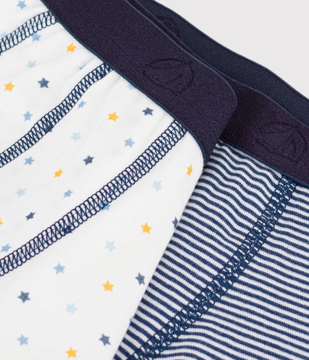 Lot de 2 boxers en coton vielfarbig