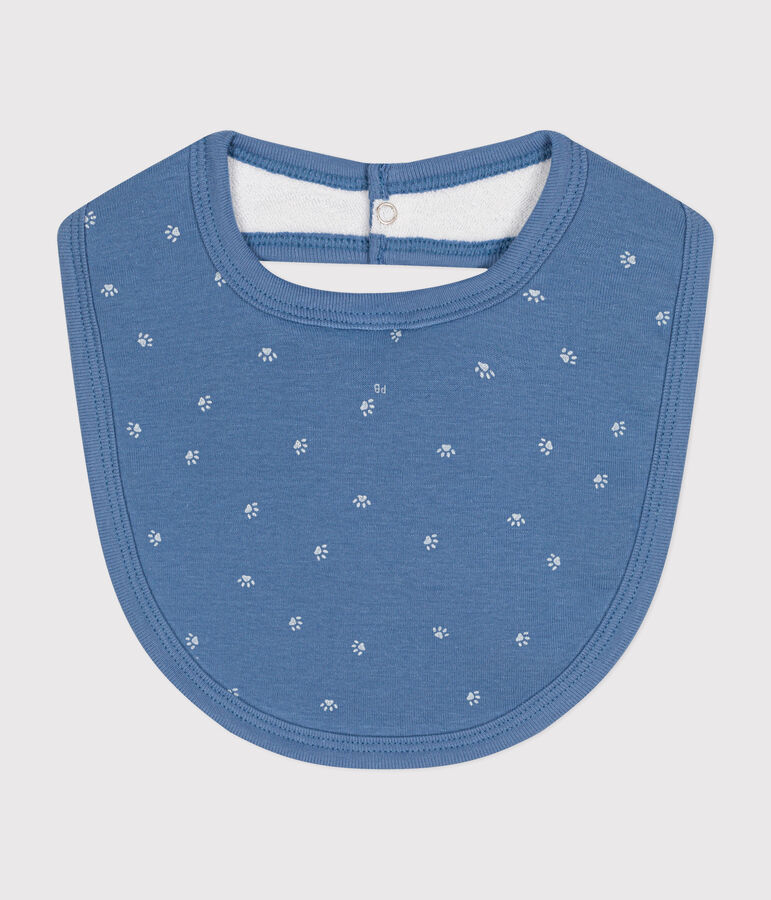 Baby-L&auml;tzchen aus Baumwolle blau/weiss