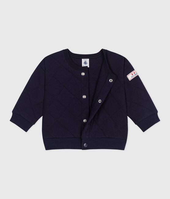 Baby-Cardigan aus einfarbigem festen Baumwollstoff SOIR