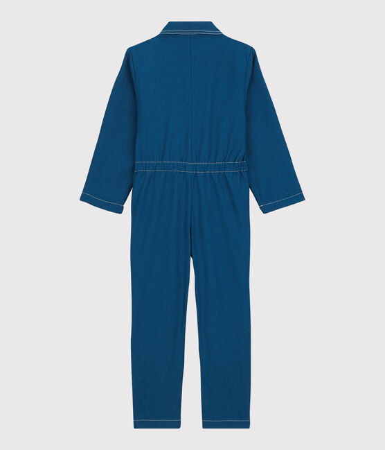 Overall aus Serge-Denim für Mädchen / Jungen blau MAJOR