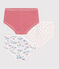 3er-Set Kinder-Slips High Waist aus Baumwolle mit Paris-Motiv variante 1