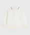 Kinder-Sweatshirt aus bedruckter Baumwolle naturfarben MILK