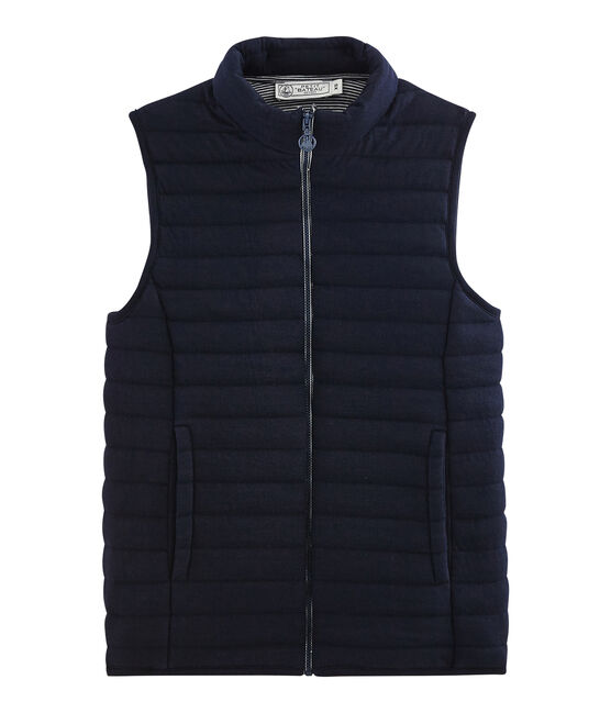 Ärmellose Daunenjacke aus Doppeljersey für Damen blau SMOKING