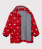 Kinder-Regenjacke Mädchen rot TERKUIT/weiss MULTICO