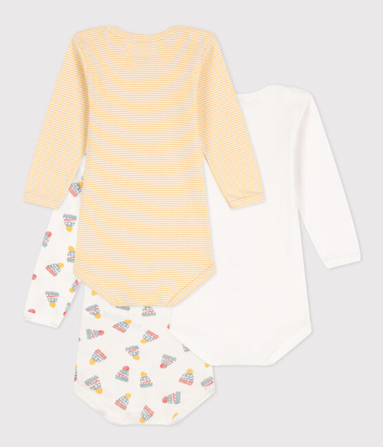 3er-Set langärmelige Baby-Bodys aus Baumwolle variante 1