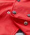 Baby-Trenchcoat für Mädchen rot TERKUIT
