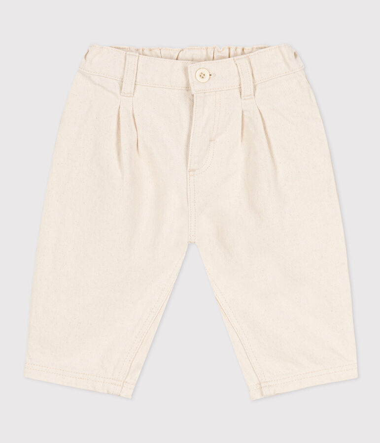Baby-Hose aus Denim beige