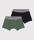 2er-Set Kinder-Boxershorts aus Baumwolle und Elastan