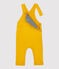 Baby-Latzhose aus Molton. gelb BOUDOR