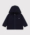 Kapuzen-Sweatshirt aus Molton für Babys blau SMOKING