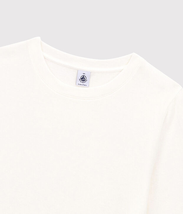 Damen-T-Shirt DAS BOXY DOPPELJERSEY weiss