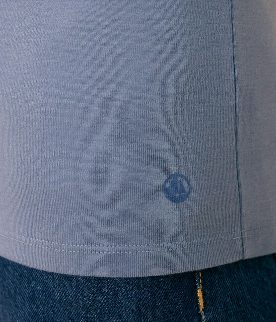 T-Shirt L’ICONIQUE aus Baumwolle mit rundem Ausschnitt für Damen blau BEACH