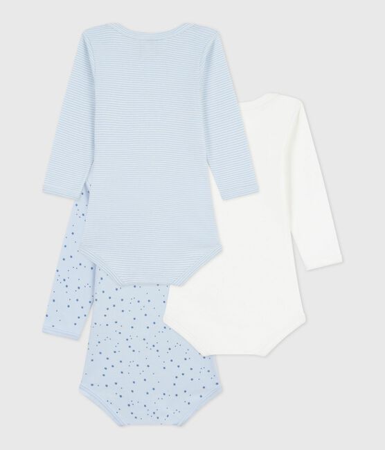 Set langärmeliger Baby-Bodys aus Baumwolle mit Sternmotiv variante 1