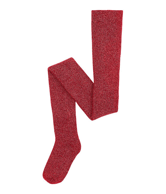 Kinder-Strumpfhose Mädchen rot TERKUIT