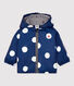 Warme Baby-Windjacke aus recyceltem Polyester