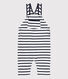 Gestreiftes Baby-Latzhose aus dichtem Jersey in Marinestreifen