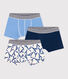 3er-Set Kinder-Boxershorts aus Baumwolle mit Paris-Motiv
