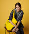 Unifarbene Cabas-Tasche gelb JAUNE