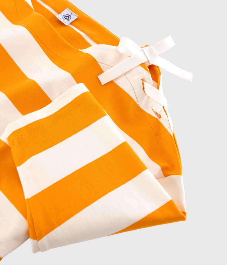 Marineshirt f&uuml;r Damen gelb/weiss