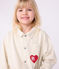 Kinder-Jeansjacke einfarbig naturfarben MILK