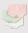 3er-Set Shortys aus Bio-Baumwolle und Elastan mit Pailletten-Print für Mädchen variante 1