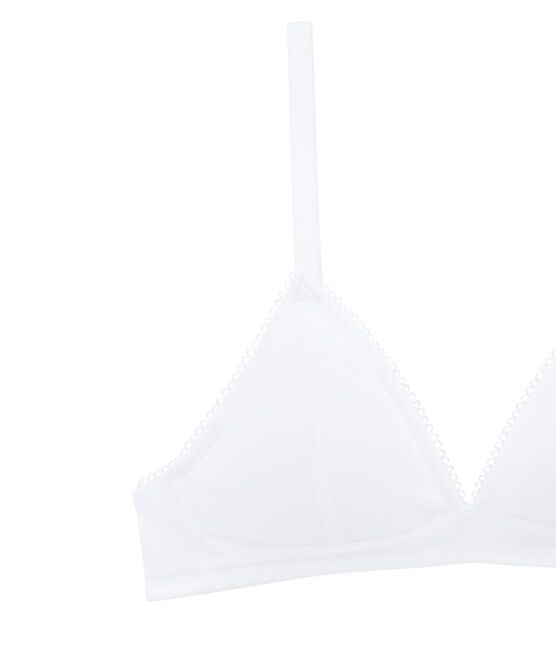 BH mit Pads für Mädchen weiss ECUME
