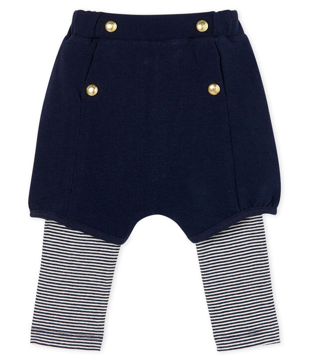 Baby-Legging mit Short f&uuml;r M&auml;dchen blau/weiss