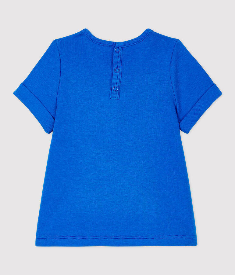 Baby-T-Shirt aus Baumwolle. blau