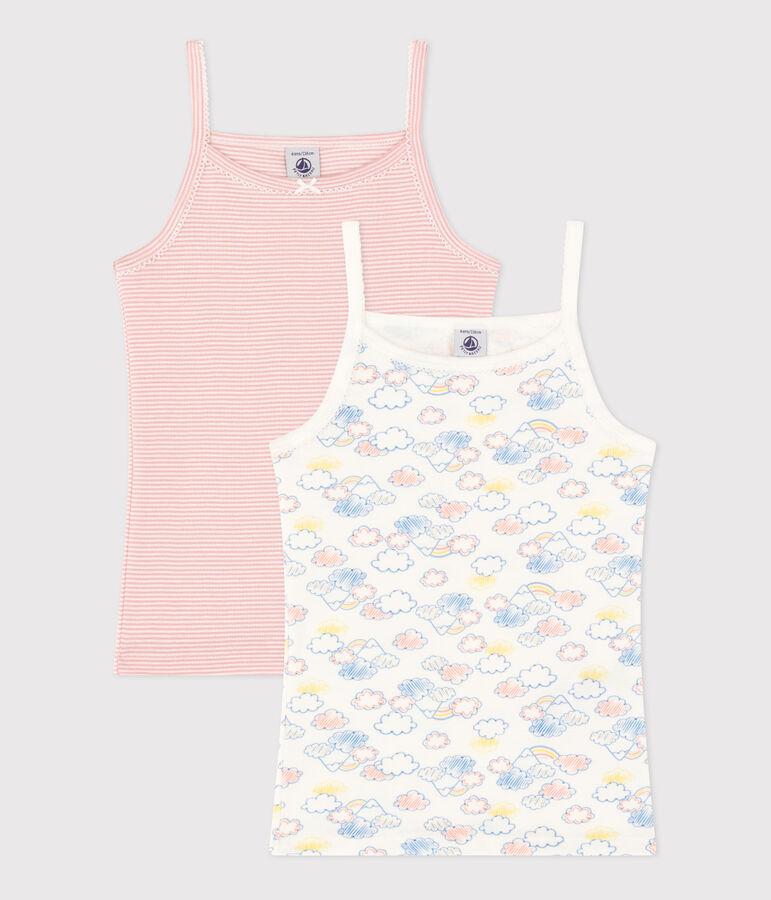 2er-Set Kinder-Tr&auml;gerhemden aus Baumwolle variante 1