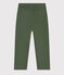 Kinderhose aus gestreiftem Baumwoll-Kattun Kinder/Jungen grün CROCO