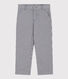 Kinderhose aus gestreiftem Baumwoll-Canvas für Jungen