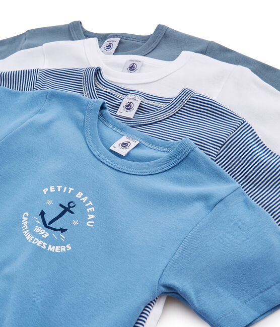 Überraschungstüte mit 4 kurzärmligen T-Shirts für Jungen variante 1