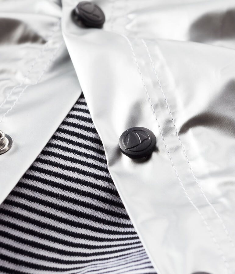 Wasserabweisendes Baby-Cape f&uuml;r M&auml;dchen/Jungen grau ARGENT